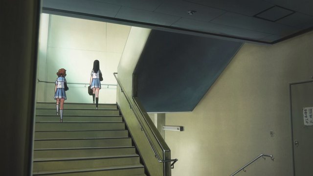 北宇治高校の階段